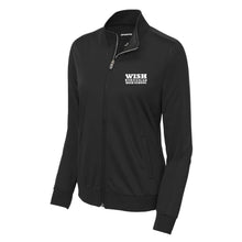 Load image into Gallery viewer, WISH Academy High School Women&#39;s Track Jacket Block Lettering