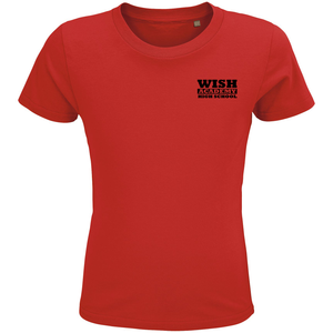 WISH Academy High School Crew Neck 100% Cotton T-Shirt
