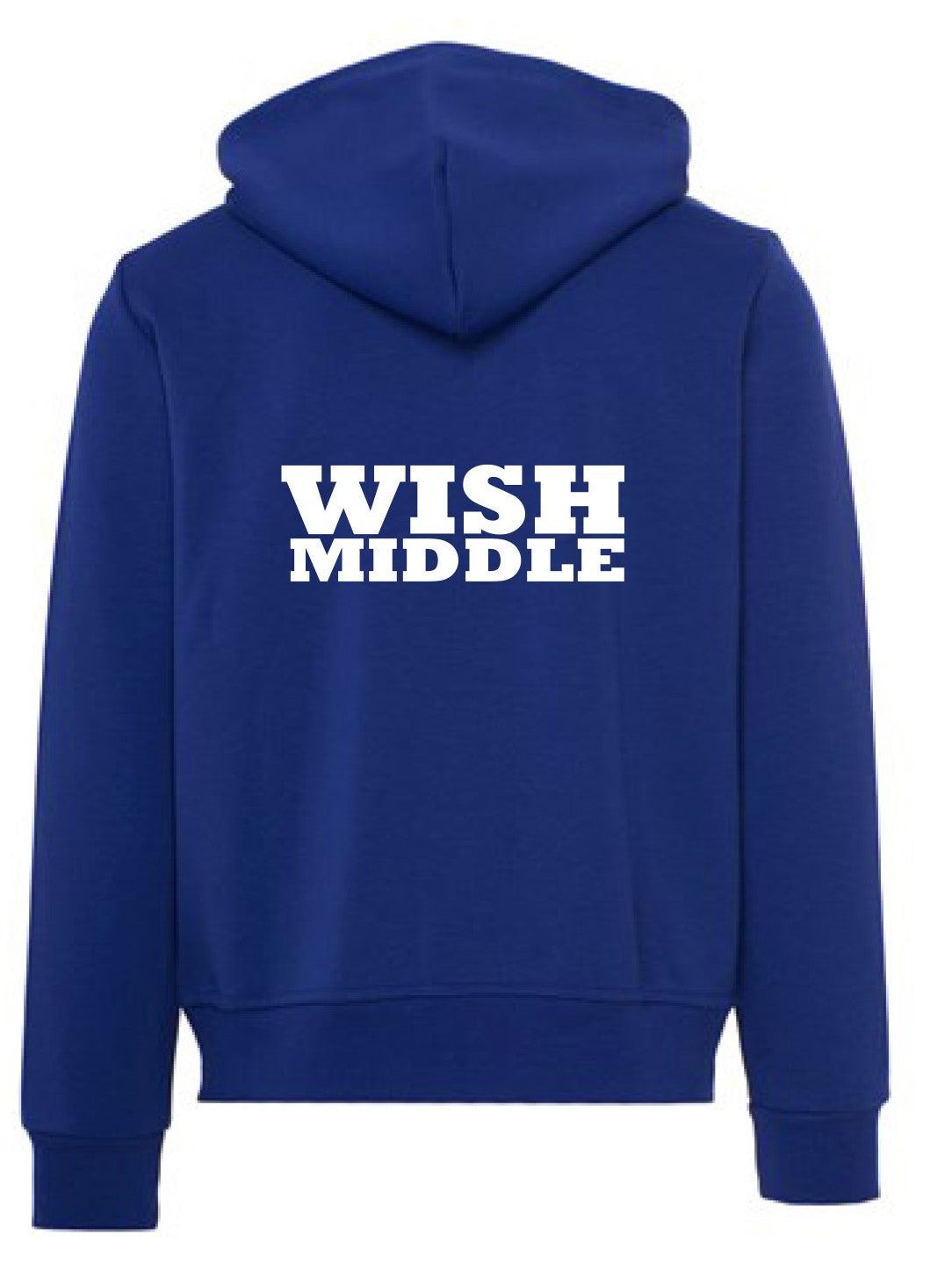 WISH MIDDLE School Full Zip Warm Up Jacket w/out white stripe –