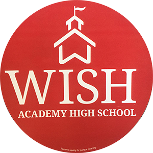 WISH Academy High School Car Magnet