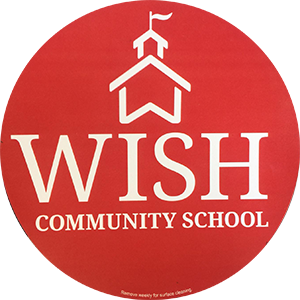 WISH Community School Car Magnet