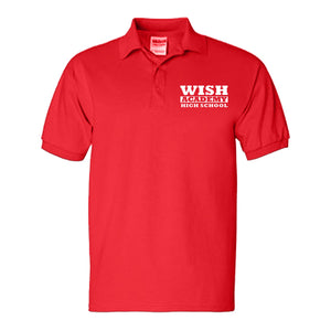 Light Weight Moisture-management Sport Shirt - WISH Academy High School (BLOCK LETTERING)